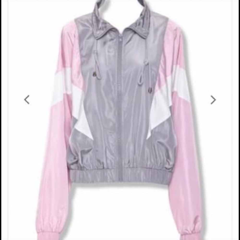 Pink windbreaker